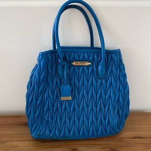 Versace- Blue hand bag /Purse